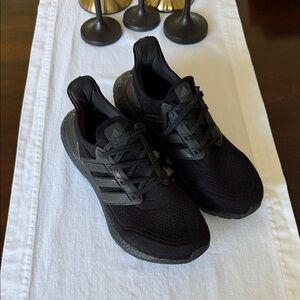 Adidas ultra boost Black Running Shoes 8.5